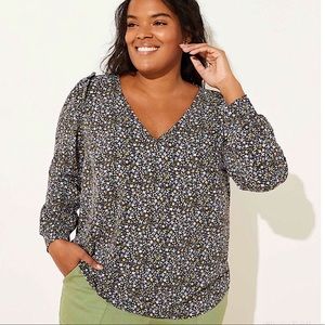 LOFT V-Neck Blouse